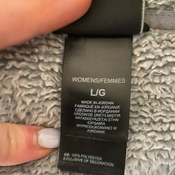 North Face Grey Fleece Zip Up - Picture 2 of 5